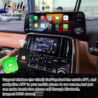 Lsailt Qualcomm Android Video Interface สําหรับ Lexus LX600 LX500d RX ES NX 2021- รองรับยูทูป, เน็ตฟลิกซ์, คาร์เพลย์ไร้สาย