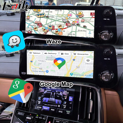 Lsailt Qualcomm Android Video Interface สําหรับ Lexus LX600 LX500d RX ES NX 2021- รองรับยูทูป, เน็ตฟลิกซ์, คาร์เพลย์ไร้สาย