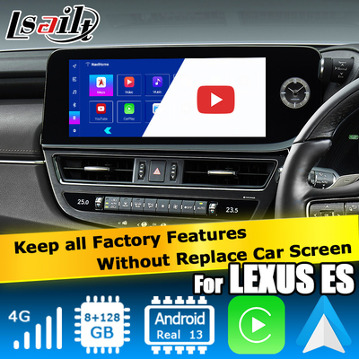 Lexus ES300h ES350 ES250 2023 อินเตอร์เฟซมัลติมีเดีย Android 13 พื้นฐานบน Qualcomm 6125