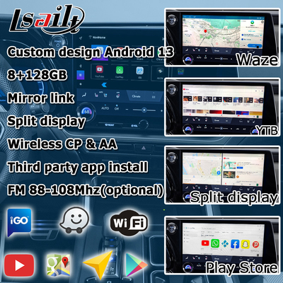 Lexus TX550h+ TX350 TX500h อินเตอร์เฟซวีดีโอ Android 13 พร้อม Octa core 2.0Ghz 8+128GB carplay