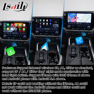 Lexus TX550h+ TX350 TX500h อินเตอร์เฟซวีดีโอ Android 13 พร้อม Octa core 2.0Ghz 8+128GB carplay