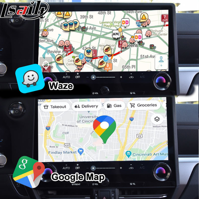 อินเตอร์เฟซอินโฟเทนเมนต์ Android Pin to Pin สําหรับ Lexus GX550 2024 RX NX LX ES รวม YouTube, NetFlix, Google Play, Waze