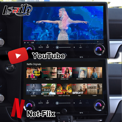 อินเตอร์เฟซอินโฟเทนเมนต์ Android Pin to Pin สําหรับ Lexus GX550 2024 RX NX LX ES รวม YouTube, NetFlix, Google Play, Waze