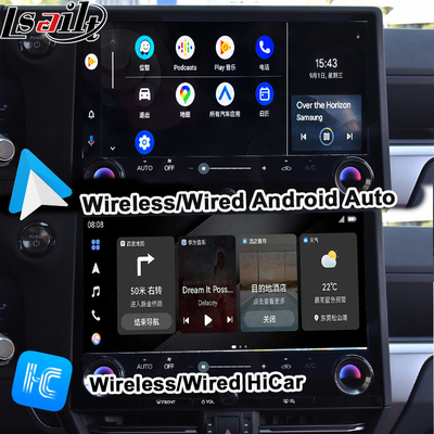 อินเตอร์เฟซอินโฟเทนเมนต์ Android Pin to Pin สําหรับ Lexus GX550 2024 RX NX LX ES รวม YouTube, NetFlix, Google Play, Waze