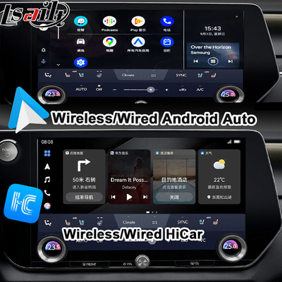 อินเตอร์เฟซวีดีโอมัลติมีเดีย Android สําหรับ RX350h RX500H 2023-2024 NX LX GX ES รวม NetFlix, YouTube, สล็อตการ์ด SIM