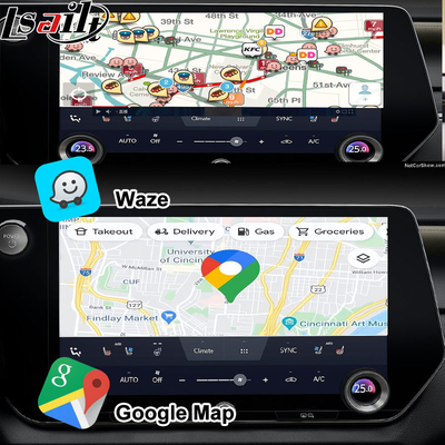 อินเตอร์เฟซวีดีโอมัลติมีเดีย Android สําหรับ RX350h RX500H 2023-2024 NX LX GX ES รวม NetFlix, YouTube, สล็อตการ์ด SIM