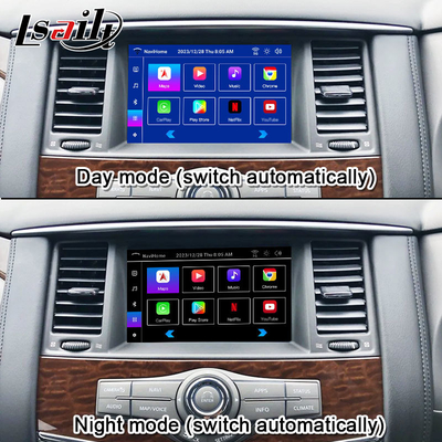Lsailt 8+128G แอนดรอยด์ 13 สมาร์ท อินโฟเทิร์นเมนต์โมดูลสําหรับ Nissan Patrol Y62 2010-2020 รวมการเล่นรถไร้สาย NetFlix