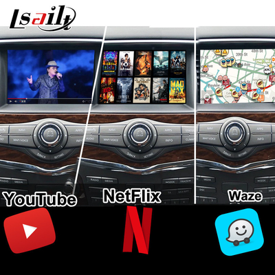 Lsailt 8G Smart Infotainment Module สําหรับ Nissan Armada Patrol Support Headrest Screen เครื่องเล่นรถไร้สาย NetFlix