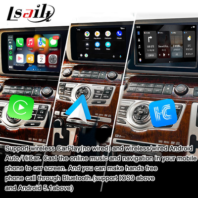 Lsailt 8G Android Smart Infotainment Module สําหรับ Nissan Elgrand E51 ซีรีส์ 3 สนับสนุน CarPlay, YouTube, หน้าจอรองหัว