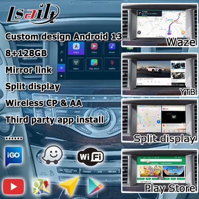 อินทรอยด์ 13 Carplay อินเตอร์เฟซ กล่อง Yandex Navi สําหรับ Infiniti QX60 / JX35 ระบบ Qualcomm 8+128