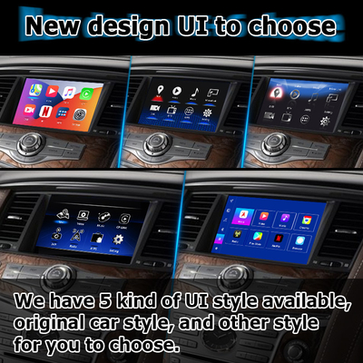 อินฟินิตี้ QX80 / QX56 แอนดรอยด์ ออโต้ คาร์เพลย์ อินเตอร์เฟสฐานบน Qualcomm 8+128