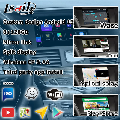 แอนดรอยด์ 13 8+128 Carplay Video Interface สําหรับ Infiniti Q70 / M35 M37 รองรับ Youtube