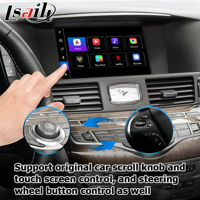 แอนดรอยด์ 13 8+128 Carplay Video Interface สําหรับ Infiniti Q70 / M35 M37 รองรับ Youtube