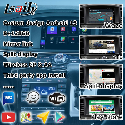 นิสสัน เอลแกรนด์ คเวสต์ E52 แอนดรอยด์ 13 อินเตอร์เฟซวีดีโอ กล่อง Carplay แอนดรอยด์ อัตโนมูล 8+128
