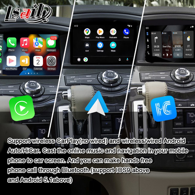 Lsailt Android 13 Smart Android Infotainment Module สําหรับ Nissan Quest 2011-2022 รองรับการเล่น CarPlay แบบไร้สาย, NetFlix