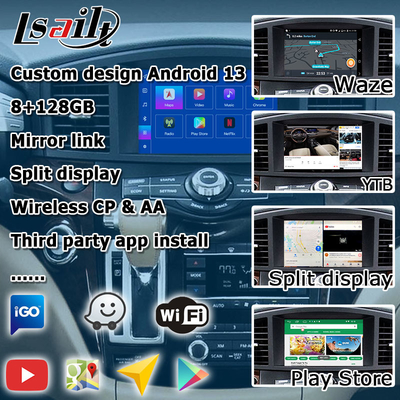 ระบบ Android 13 อินเตอร์เฟสการเล่นรถไร้สาย สําหรับ Nissan Quest RE52 Elgrand E52 2011-2020
