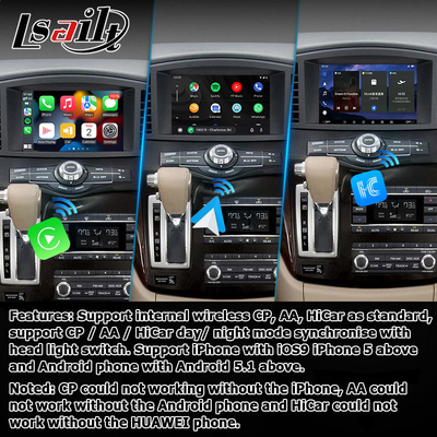 ระบบ Android 13 อินเตอร์เฟสการเล่นรถไร้สาย สําหรับ Nissan Quest RE52 Elgrand E52 2011-2020