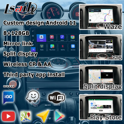 Nissan 370z Z34 Carplay อินเตอร์เฟซการเล่นรถออนไลน์ Android Box 8+128 Android 13 การปรับปรุง OEM