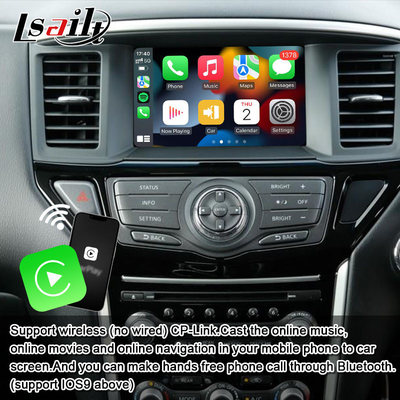 Nissan Multimedia Interface 8G Android 13 อินโฟเทนเทนเมนท์ อินเตอร์เฟซสําหรับ Pathfinder R52 2013-2020 Armada Patrol พร้อม CarPlay