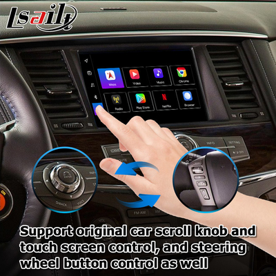 Nissan Patrol Armada Y62 แอนดรอยด์ 13 Qualcomm 8+128GB Carplay แอนดรอยด์ ออโต้ วีดีโอ อินเตอร์เฟสกล่อง