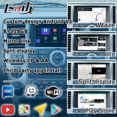 Nissan Armada TA60 สไตล์โรงงาน อินเตอร์เฟซวิดีโอมัลติมีเดีย Android รองรับการใช้งาน Carplay แอนดรอยด์ ออโต้ไร้สาย