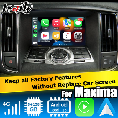 Nissan Maxima A35 แอนดรอยด์ 13 carplay แอนดรอยด์ ออโต้ มัลติมีเดีย อินเตอร์เฟซวีดีโอ