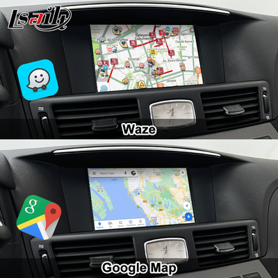 8G Qualcomm Android Multimedia Interface สําหรับ Infiniti Q70 M45 M25 2010- กล่องการเล่น CarPlay แบบไร้สาย, Android Auto, NetFlix