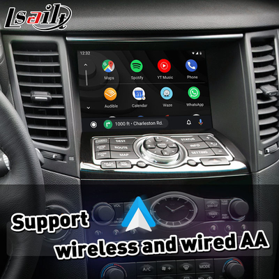 Lsailt Wireless Android Auto Mirrorlink Carplay อินเตอร์เฟซสําหรับ 2013-2017 อินฟินติ QX70