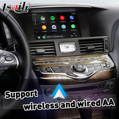 Lsailt Wireless Carplay Android Auto Interface สําหรับปี 2013-2019 อินฟินิตี้ Q70