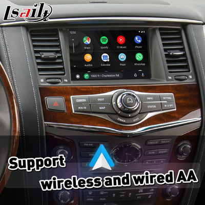 Lsailt แอนดรอยด์ไร้สาย อัตโนมัติ Carplay Interface สําหรับ Infiniti QX80 2013-2017