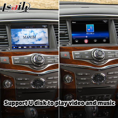 Lsailt แอนดรอยด์ไร้สาย อัตโนมัติ Carplay Interface สําหรับ Infiniti QX80 2013-2017