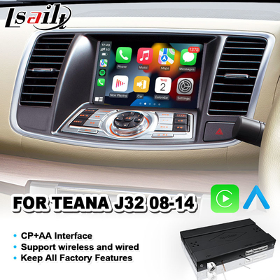 OEM Integration Android Auto Video Interface Carplay สําหรับรถยนต์ นิสสัน เทอน่า J32 2008-2014