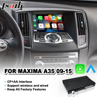 Android Auto OEM Integration Video Interface Carplay สําหรับ Nissan Maxima A35 ปี 2009-2015