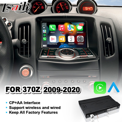 อินเตอร์เฟซ Carplay แบบไร้สาย Android Auto Mirrorlink สําหรับปี 2009-2020 นิสสัน 370Z GT Nismo