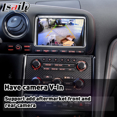 Lsailt Android Auto CP AA OEM Integration Video Interface Carplay สําหรับ นิสสัน GTR GT-R R35 2011-2016