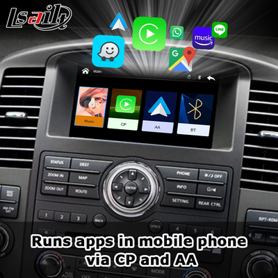 OEM Integration Wireless Apple CarPlay Interface สําหรับ Navara D40 Nissan Pathfinder R51 2010-2016 แอนดรอยด์ ออโต้, พล็อก แอนด์ เพลย์, สายกระจกลิงค์