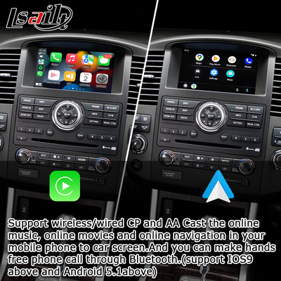 OEM Integration Wireless Apple CarPlay Interface สําหรับ Navara D40 Nissan Pathfinder R51 2010-2016 แอนดรอยด์ ออโต้, พล็อก แอนด์ เพลย์, สายกระจกลิงค์