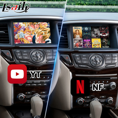 Lsailt Android Video Interface สำหรับ Nissan Pathfinder R52 พร้อม Wireless Carplay Android Auto