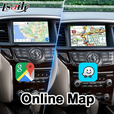 Lsailt Android Video Interface สำหรับ Nissan Pathfinder R52 พร้อม Wireless Carplay Android Auto