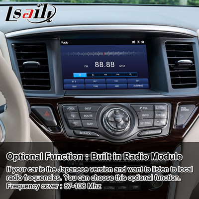 Lsailt Android Video Interface สำหรับ Nissan Pathfinder R52 พร้อม Wireless Carplay Android Auto