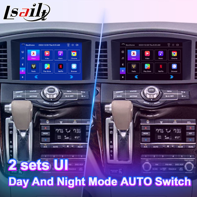 Lsailt 8 นิ้ว แอนดรอยด์ มัลติมีเดีย Carplay อินเตอร์เฟสจอสําหรับ 2011-2017 นิสสัน Quest E52