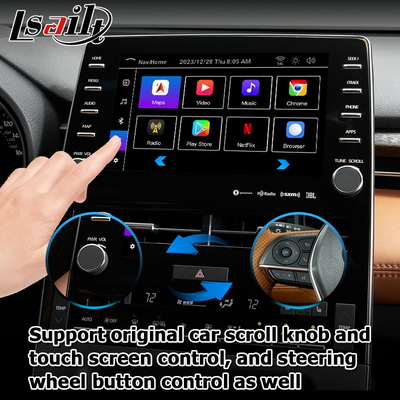 8 นิ้ว Android auto carplay อินเทอร์เฟซวิดีโออินเทอร์เฟซวิดีโอสำหรับ toyota avalon touch 3 2018- ปัจจุบัน