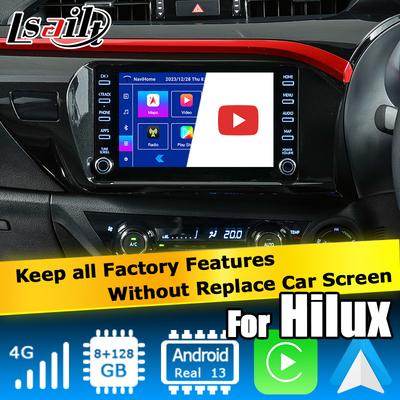 โตโยต้า ฮิลลักซ์ แอนดรอยด์ 13 มัลติมีเดีย อินเตอร์เฟซวิดีโอ Carplay แอนดรอยด์ ออโต้ทัช 3