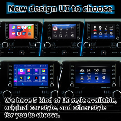 อินเตอร์เฟซการ์วีดีโอรถยนต์ CarPlay แอนดรอยด์ ออโต้ แอนดรอยด์ 13 TOYOTA Highlander