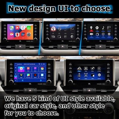8+128GB แอนดรอยด์ 13 คาร์เพลย์ แอนดรอยด์ อินเตอร์เฟส สําหรับ โตโยต้า RAV4 2019 To Present Touch N Go 3