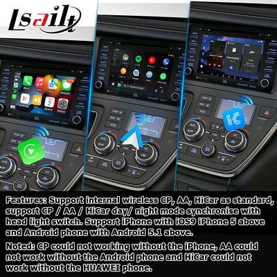 แอนดรอยด์ 13 Carplay อินเตอร์เฟซวีดีโอแอนดรอยด์ ออโต้บ๊อกซ์ สําหรับโตโยต้า ซีเน่