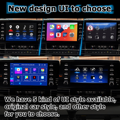 อินเตอร์เฟสวิดีโอมัลติมีเดียรถยนต์ Android อินเตอร์เฟสการเล่นรถยนต์สําหรับ TOYOTA Sienna