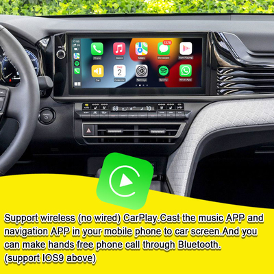 อินเตอร์เฟซวีดีโอมัลติมีเดีย Android 13 สําหรับ Toyota Camry 2025 Sienna RAV-4 โมดูลข้อมูลบันเทิง OEM รวม YouTube, NetFlix, Google Play