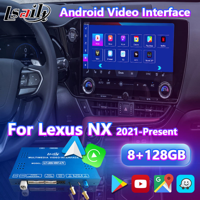 Lsailt Android Carplay Multimedia System Video Interface สําหรับ 2021-Lexus NX NX200 NX250 NX350 NX350h NX400h NX450h