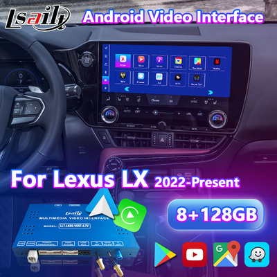 Lsailt Android Carplay Multimedia Video Interface สําหรับ Lexus LX LX500d LX600 LX700h ปี 2022